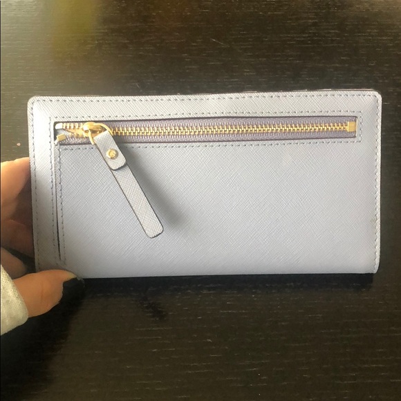 Kate Spade Light Blue Leather Wallet - Picture 3 of 5